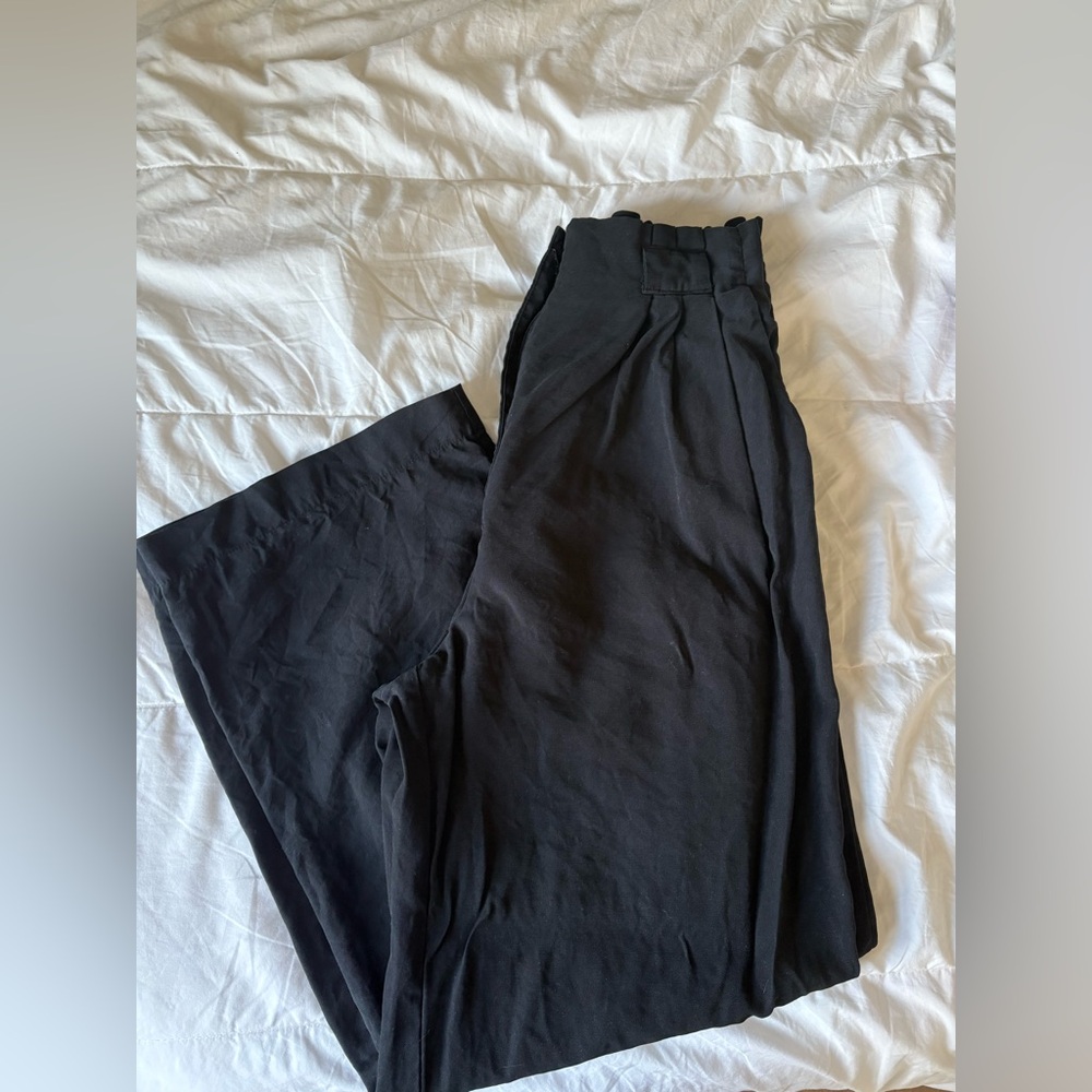 Elegant Black Wide Leg Pants